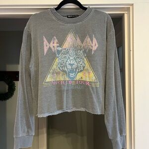 Vintage Gray Def Leppard Sweatshirt